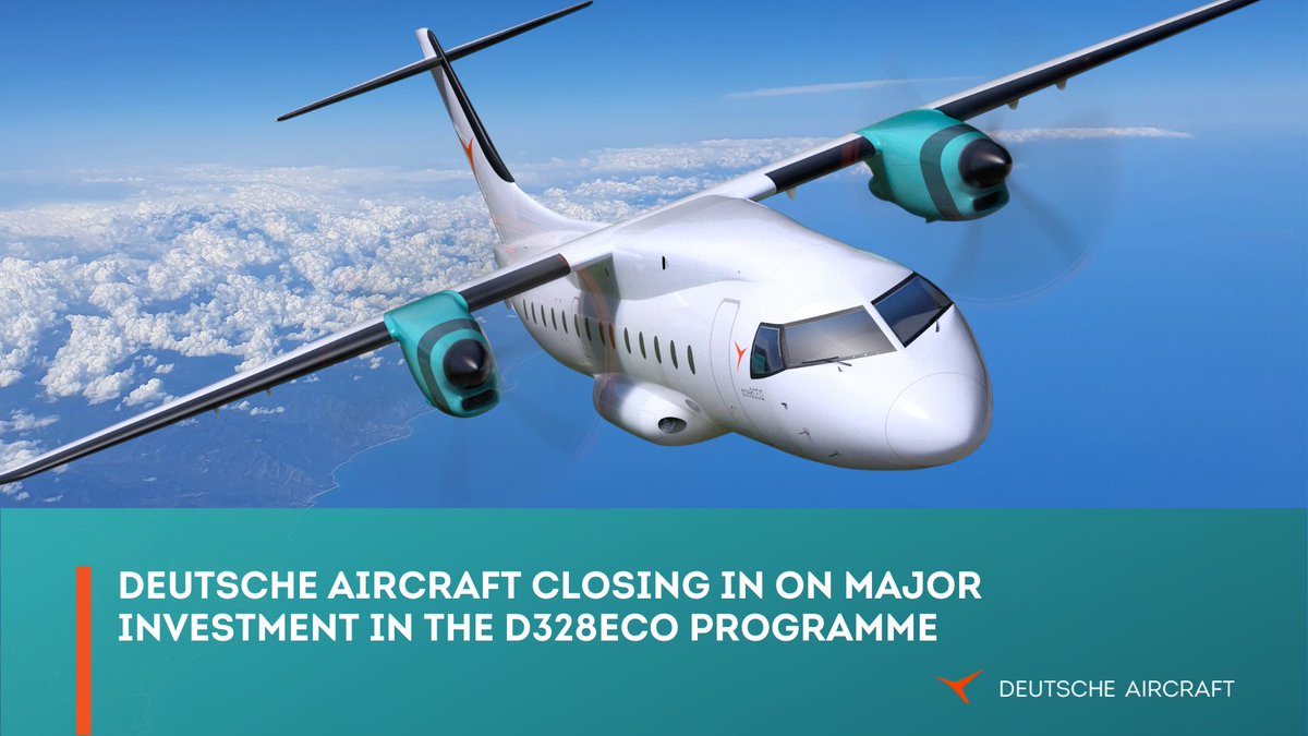 BREAKING NEWS!

We have secured a major #investment in the #D328eco programme: A joint venture between OHB SE, a German space and #technology company, and AFK Enterprise AG, a family office from Zug, Switzerland. Visit bit.ly/3HFyuV8 to find out more.