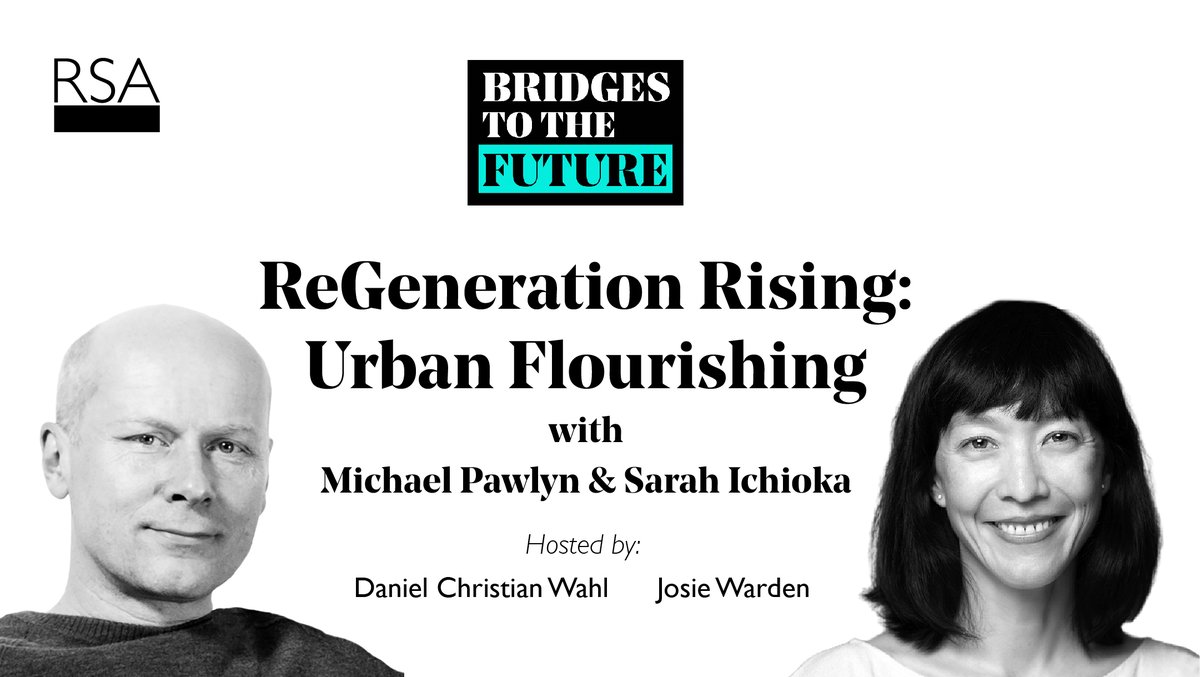 In our latest podcast in the 'ReGeneration Rising' series @josie_warden & @DrDCWahl discuss regenerative cities with #urbandesigners, @MichaelPawlyn and @sarah_ichioka, authors of the book Flourish: Design Paradigms for our Planetary Emergency. 👂🏾🔽 bit.ly/3Pwx3tZ