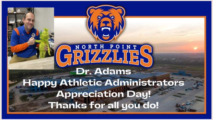 NPGrizzlyLib's tweet photo. We are so lucky to have him! #ADDAY #LibraryFriend @NP_Grizzlies_AD https://t.co/ZpTvIg9UQ2