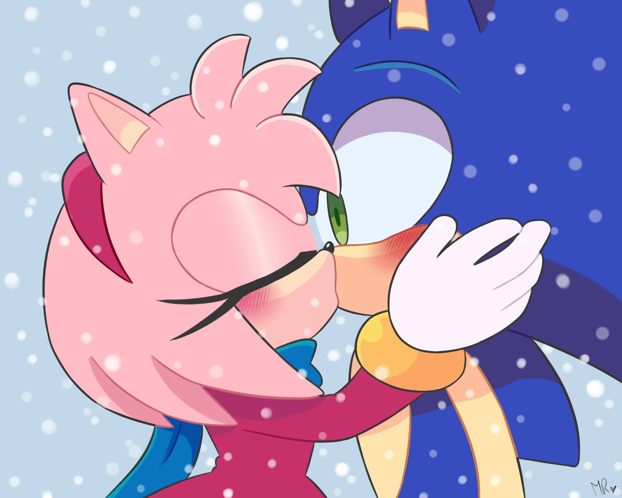 Mystic✨ (open commission💟) on X: Create a Sonamy AU with Sonic