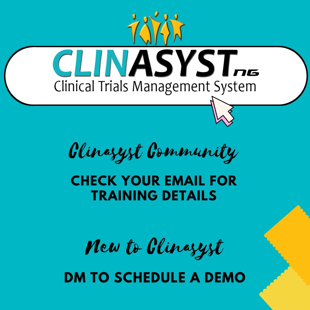 clinasyst's tweet photo. Training today at 1pm. We're discussing how Clinasyst helps your recruitment team find study patients. If you are part of the Clinasyst Community, please check your email for training login details. If you are interested in learning more, contact us to schedule a demo. https://t.co/9bCmIYcqcP