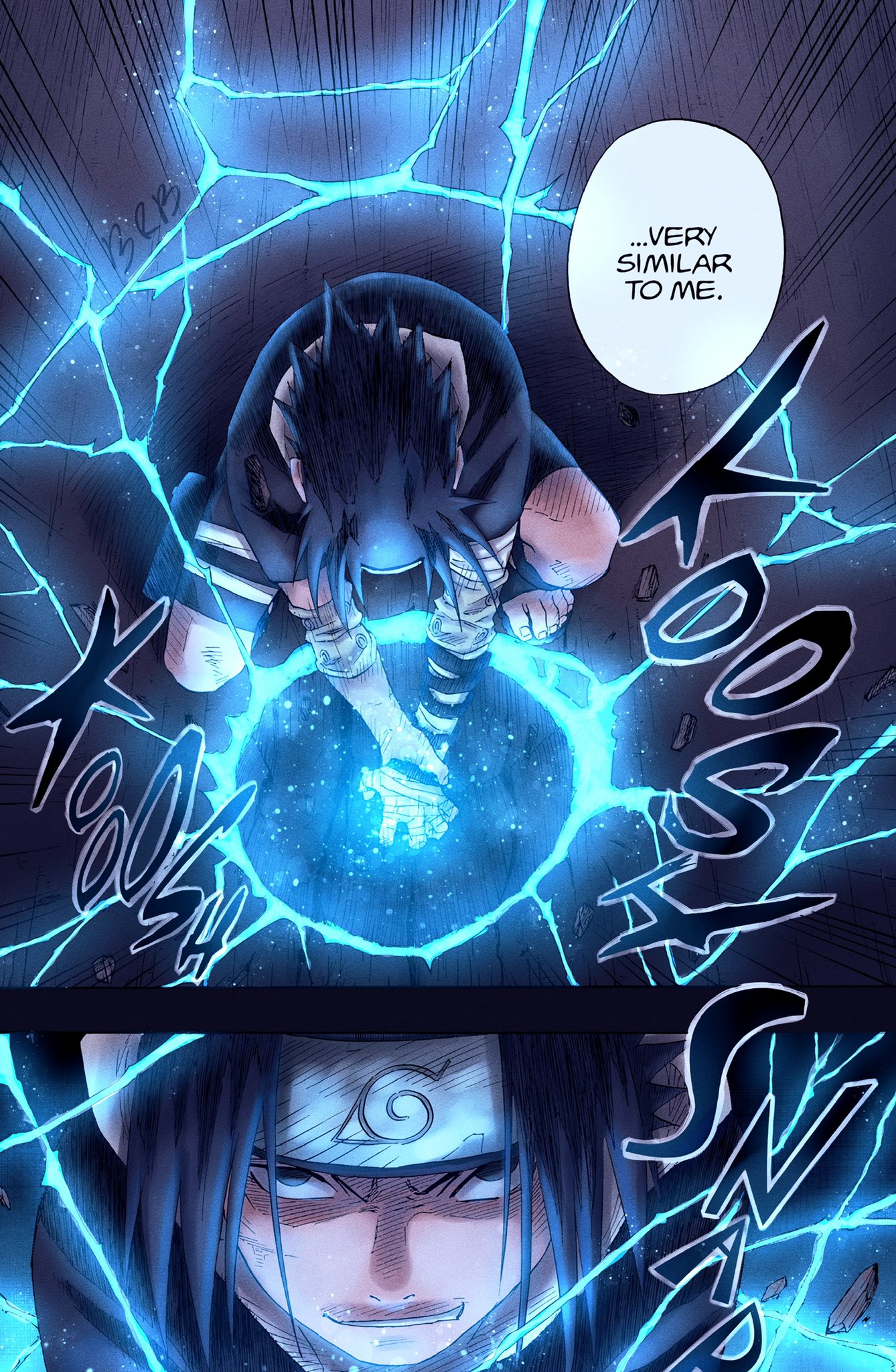 BrB on X: chidori manga coloring #NARUTO #sasuke