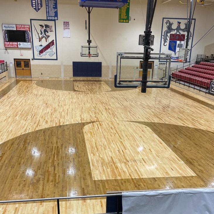 KDEStuVoice's tweet photo. 🥳🙌 From @thatrocketnerd for a #StudentTwitterTakeOver: Knott County's gymnasium was center of attention recently. After flooding damaged the facility and it was repaired, the Patriots have returned to their home court. 

🔗: https://t.co/Ah4G5cJF4p #KyEd #StuVoiceKY https://t.co/iwonrDFtiQ