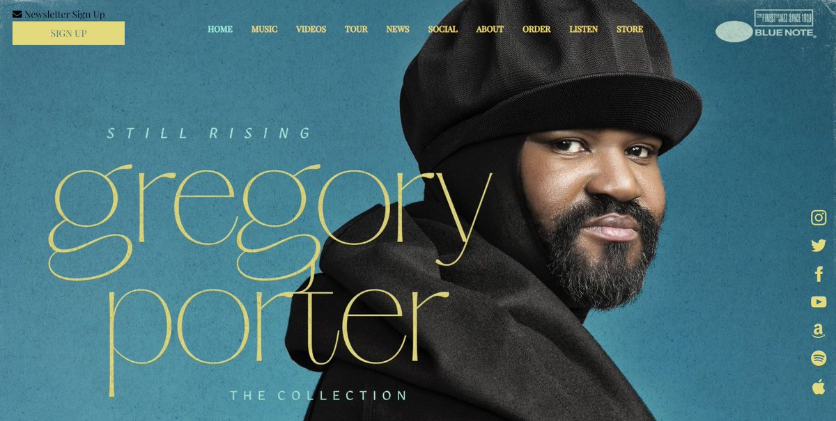 Jazz singer Gregory Porter will be at #UMES’ Ella Fitzgerald Center for Performing Arts during his latest tour! Tickets start at $50, with premium couch seating &amp; a VIP Reception as premium ticket options. Limited tickets are available in each ticket tier. bit.ly/3FWLC75