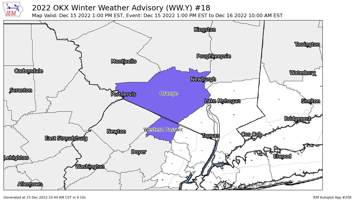 New York Metro Weather on Twitter "OKX continues Winter Weather