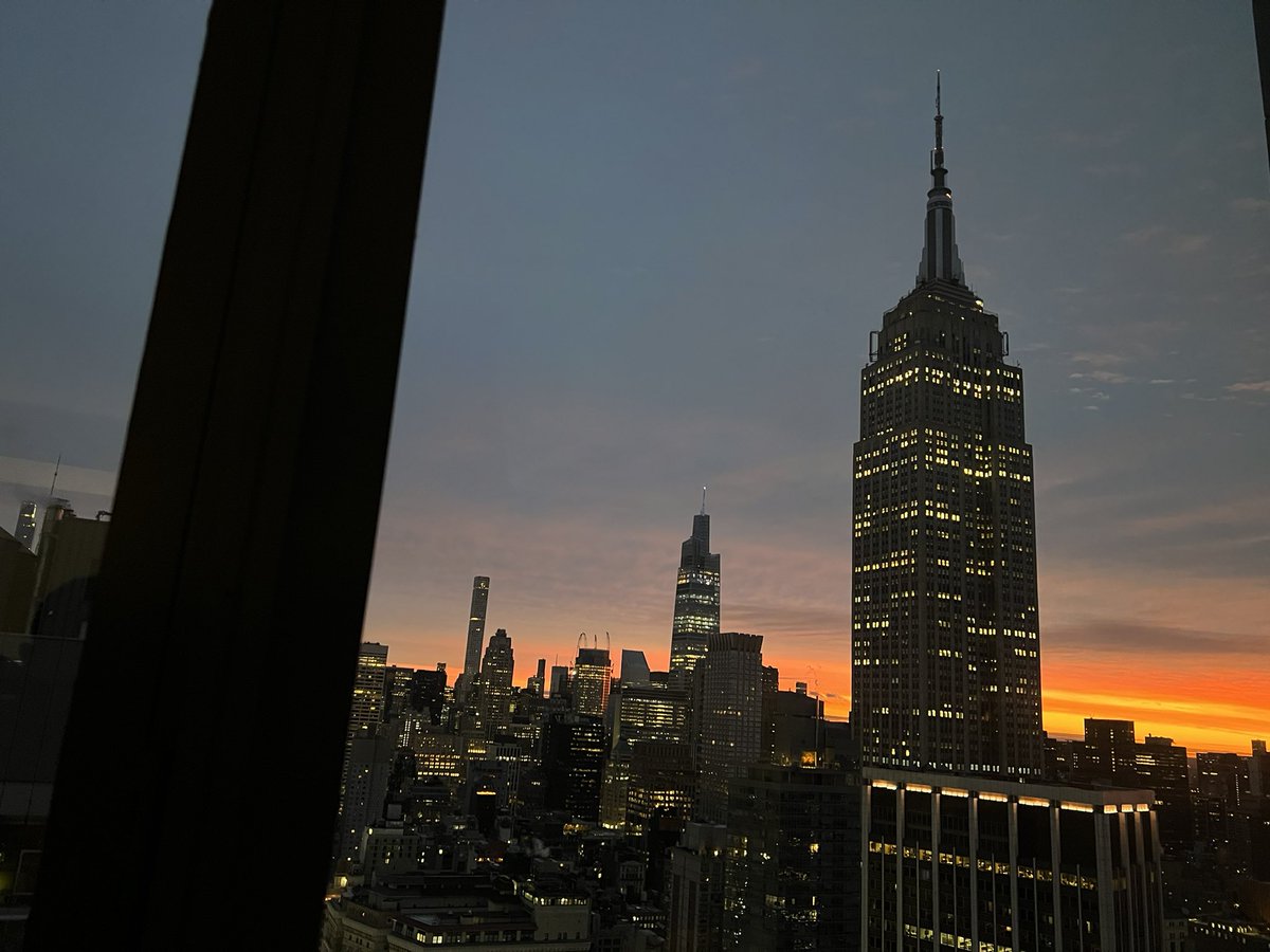 Good morning #NYC @EmpireStateBldg