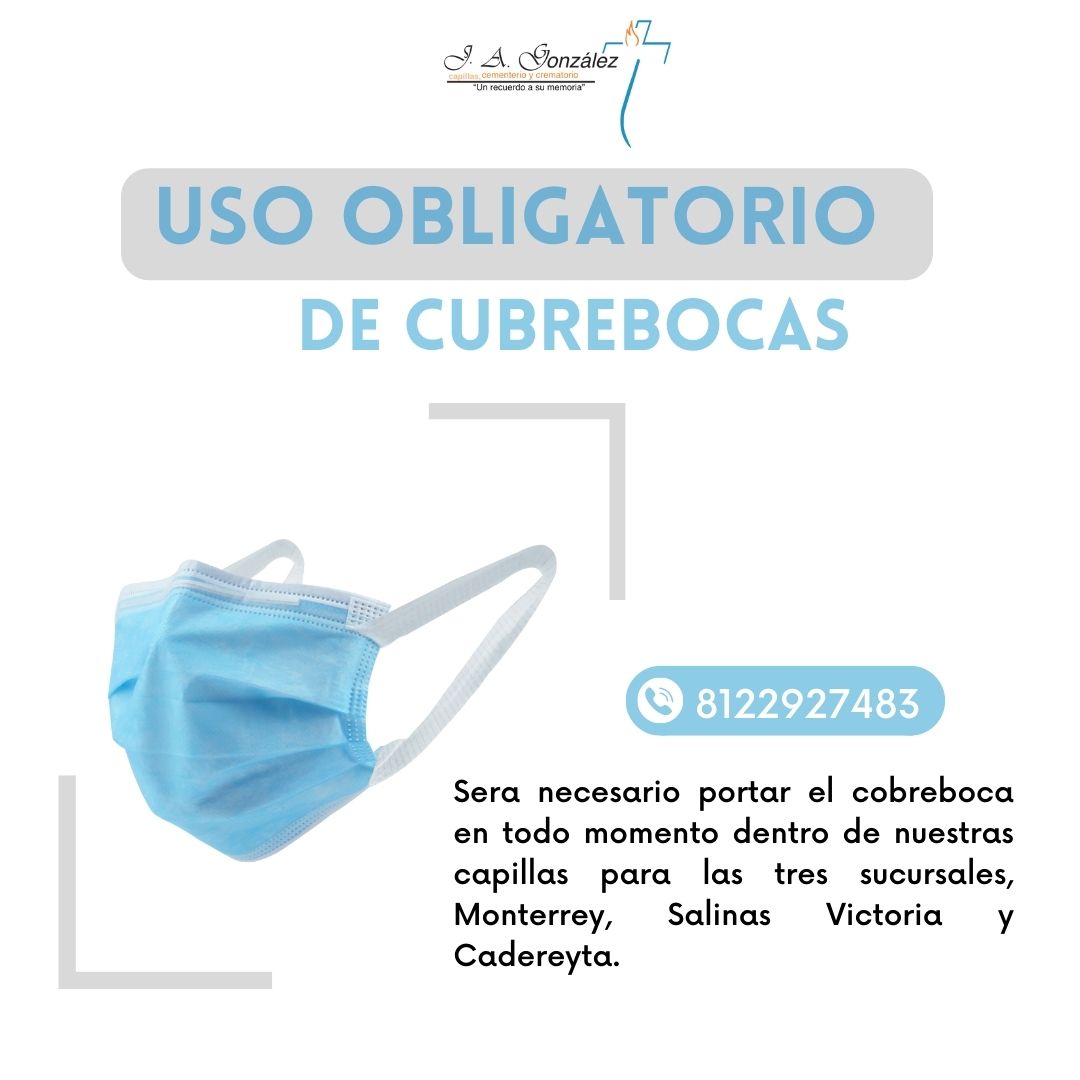 jagonzalezmx's tweet photo. Por recomendaciones de la secretaria de salud será obligatorio portar el cubrebocas en espacios cerrados dentro de nuestras 3 sucursales, Cadereyta, Salinas Victoria y Monterrey https://t.co/gFZUyMvRYu