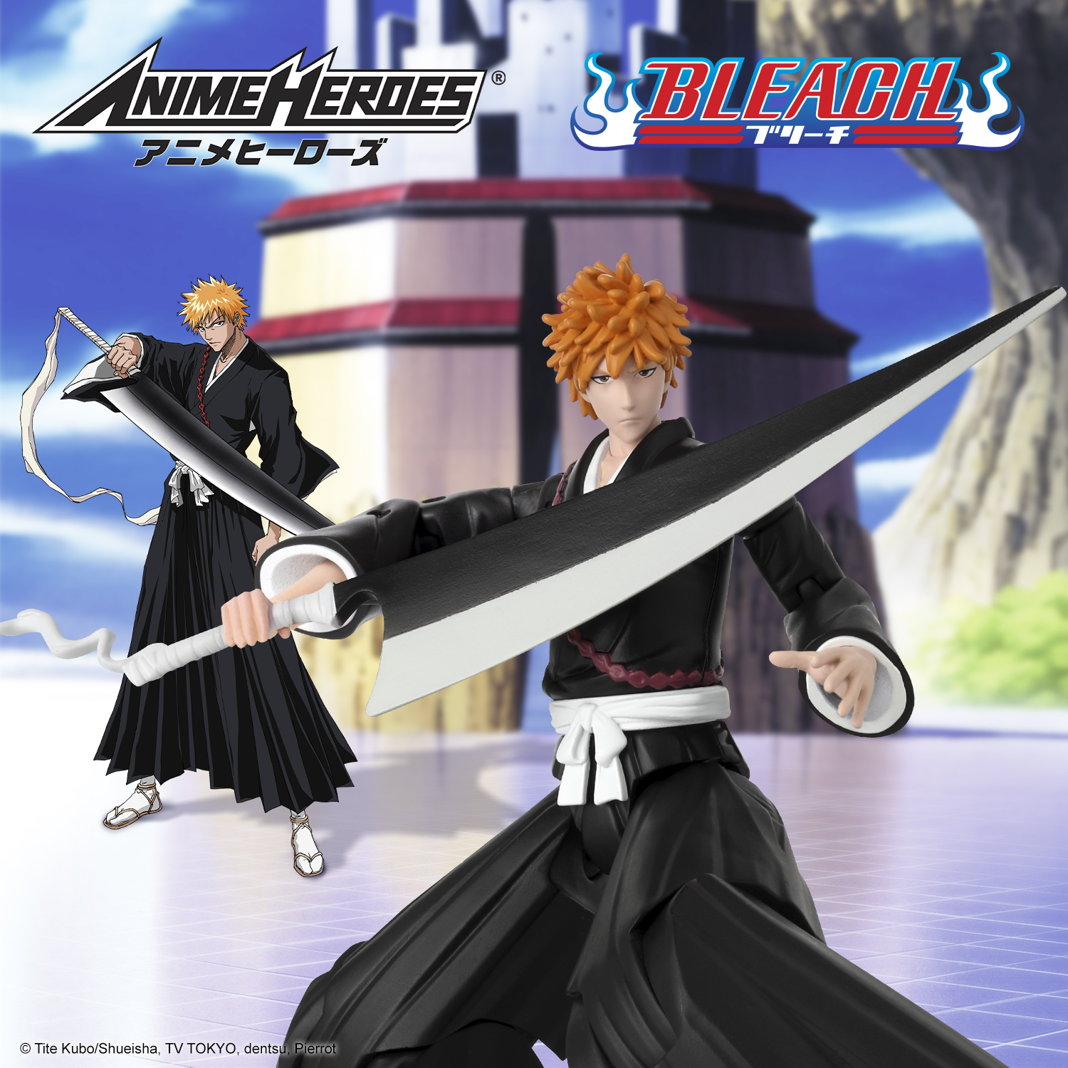 ANIME HEROES - Bleach - Ichigo Kurosaki Action Figure