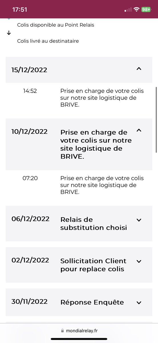 trebmalinan's tweet photo. Après avoir dû choisir un point relais à 90km de chez moi… @mondialrelay vous vous moquez pas un peu de moi par hasard ? Je commence à désespérer la. https://t.co/hYK0nPb2wt