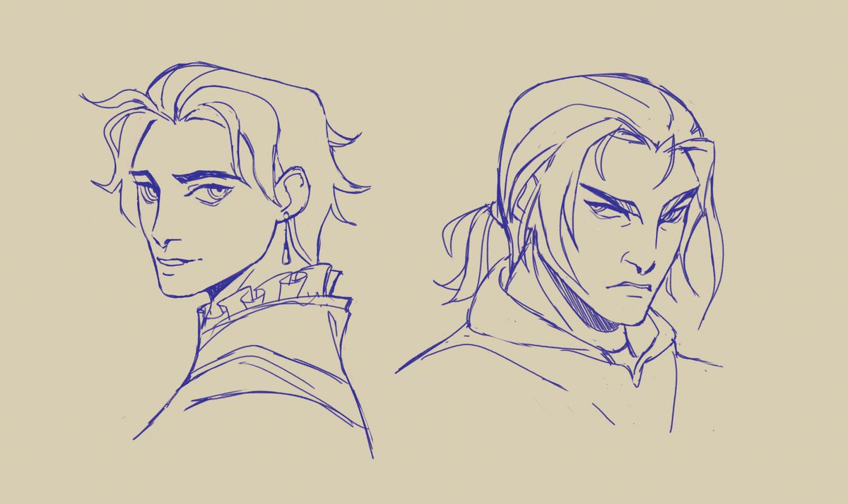 just drawing the same guys over and over again