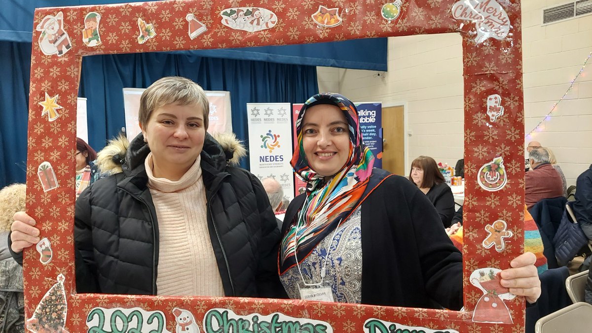 DialogueSociety's tweet photo. We had a fantastic #community #ChristmasEvent in #Blyth with the theme "Christmas is Community". Special thanks to our volunteers and guests, Blyth Neighbourhood Policing Team and speakers including @Cllr. Kath Nisbet, Secretary of the @RotaryClubofBlyth. #ChristmasisCommunity https://t.co/IA3sfyty7d