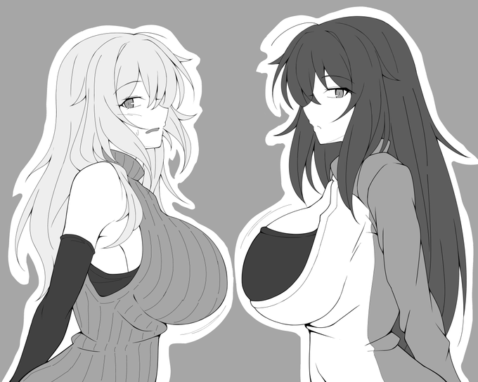 どうにもモノクロのおっぱいがしっくりこない 