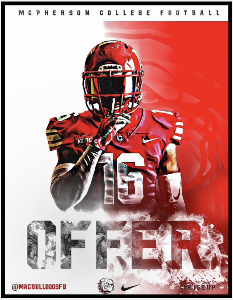 #AGTG Blesses to receive an offer from McPherson College 🔴⚫️ @CoachKennedy7 @CoachJFisc