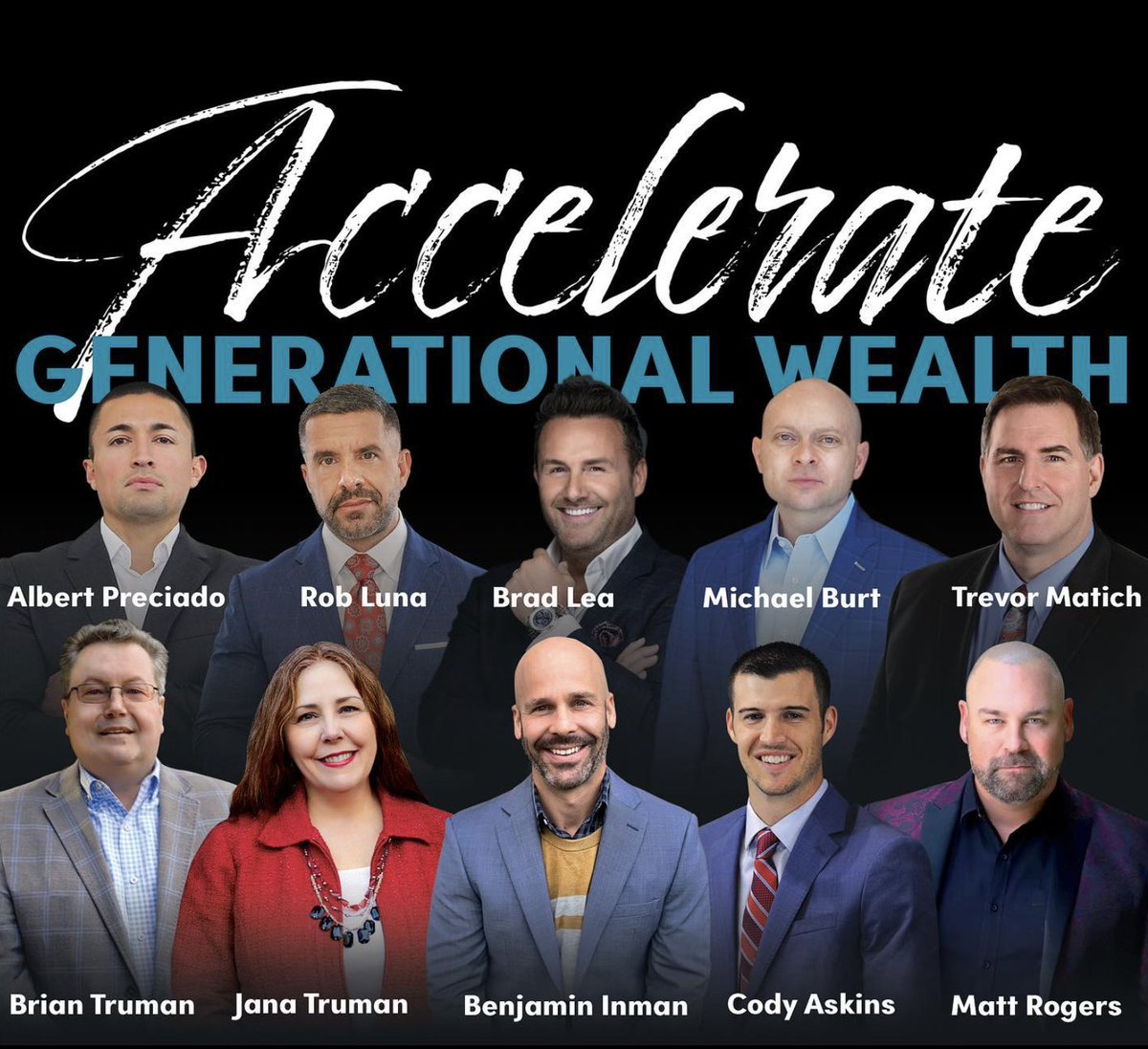 AccelExit's tweet photo. ACCELERATE 2023 DISCOUNT CODE 🎅
-
'SANTA 50' for 50% off ANY ticket 🎄
-
Swipe to check out LAST YEAR'S line up.
-
ACCELERATE 2023 WEALTH SUMMIT is a Business Growth event to empower people to accelerate generational wealth.
-
DON'T MISS OUT ON THIS CHRISTMAS SPECIAL ⛄ https://t.co/RbswRBXICe