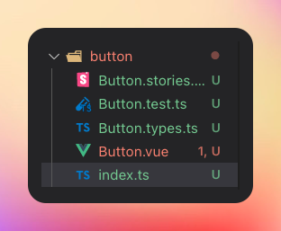 Mokkapps's tweet image. I recommend creating new @vuejs components with these files:
⭐ Button.vue - Vue SFC component
⭐ Button.test.ts - Vitest + testing library unit tests
⭐ Button.stories.ts - Storybook stories
⭐ Button.types.ts - TypeScript types
⭐ index.ts - Re-exports (barrel)
Your opinion?