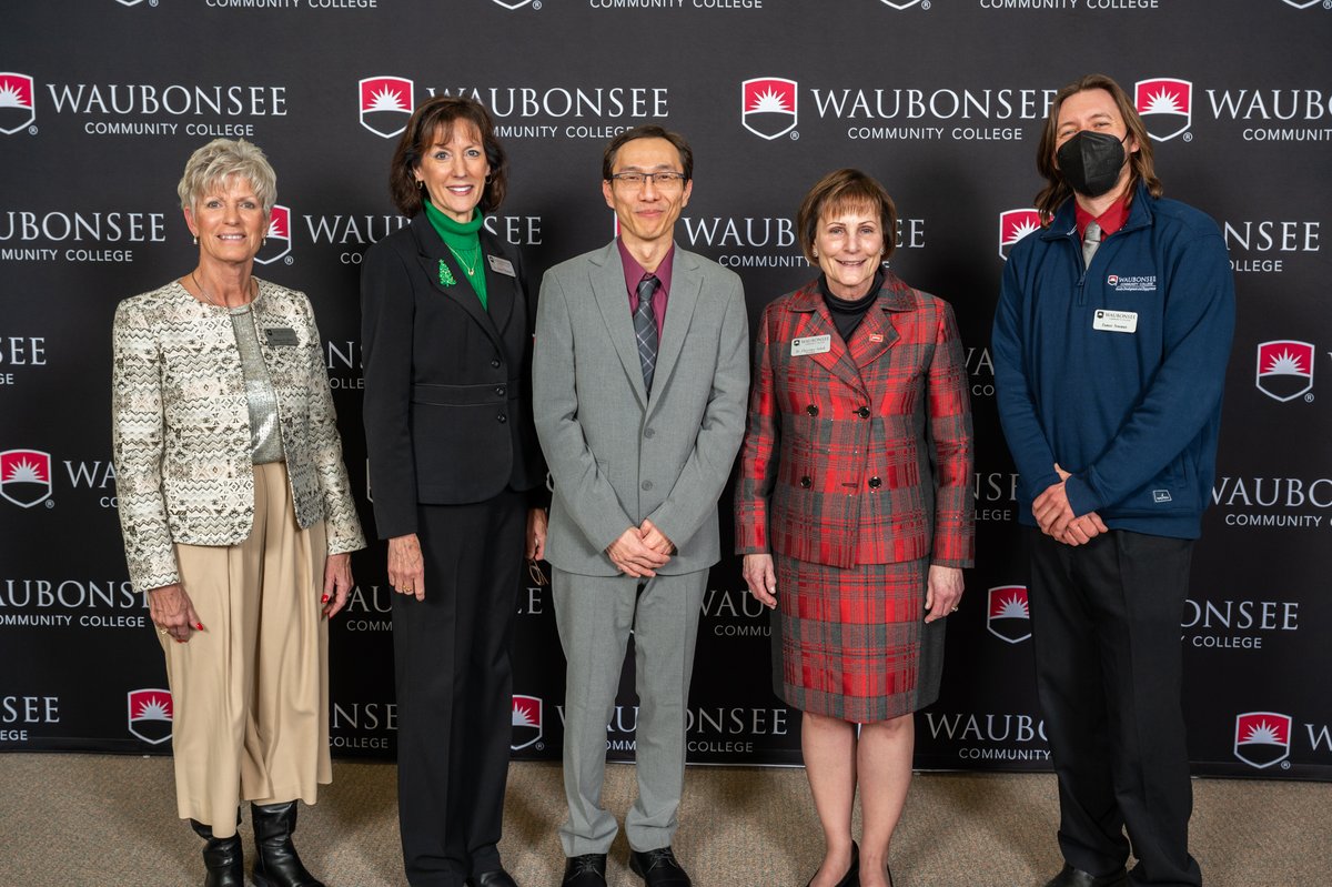 cjsobek's tweet photo. Our #Waubonsee board was happy to welcome Dr. Hoitung Leung in his new role as Assistant Dean for Visual and Performing Arts, Education, and Sciences. https://t.co/YJNqrpcHUx