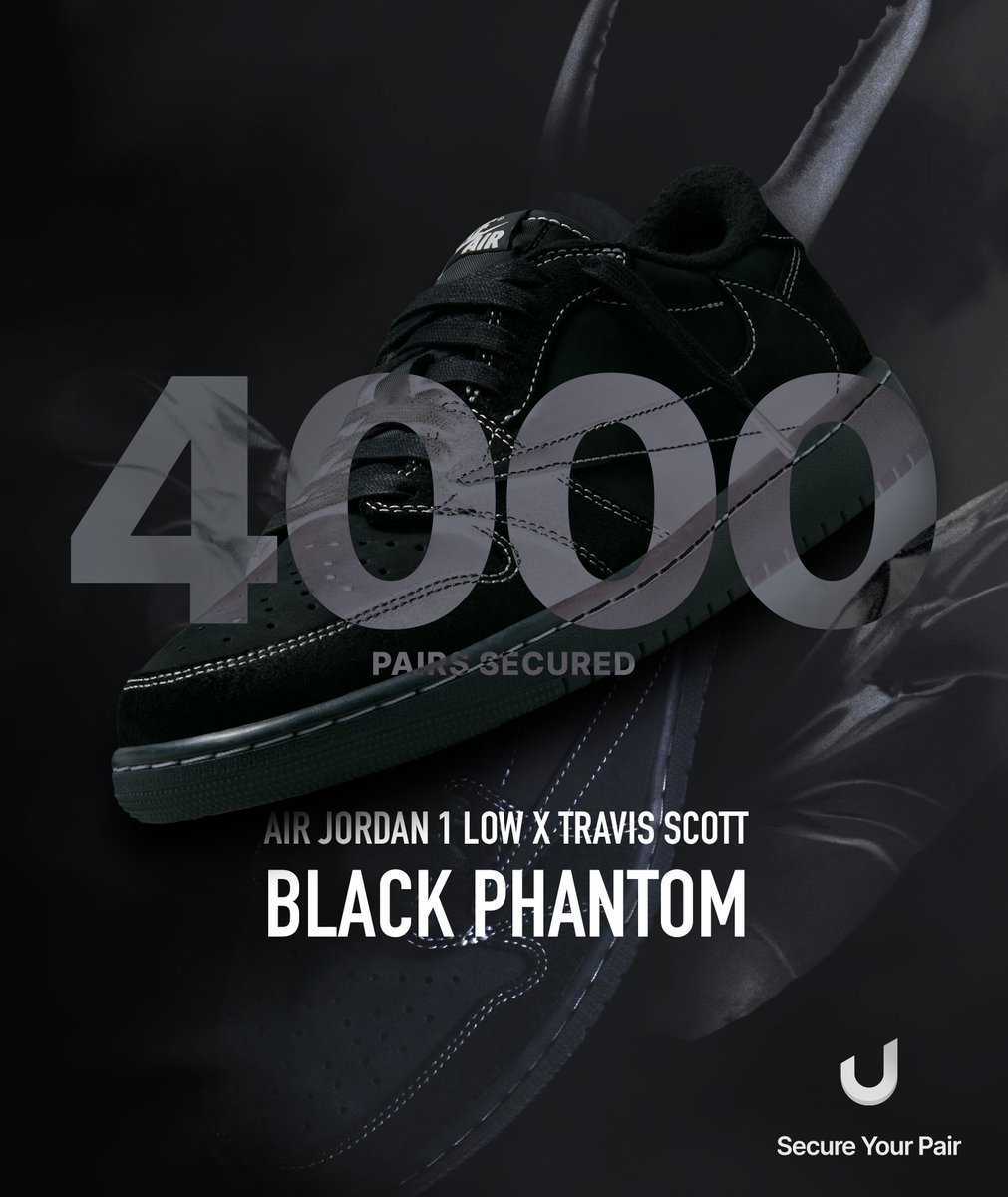 usnkrs's tweet image. 🇪🇺 COOKOUT EU | COOKOUT US 🇺🇸

Users secured over 4,000 pairs of Travis 'Black Phantom'. That's an estimated £3,000,000+ of profit!

Join the W team.

⏰ RESTOCK INFO ⏰

🕘 8PM GMT | 3PM EST TODAY
⚡️ LIMITED NUMBER OF LICENSES

FOR A CHANCE TO WIN A FREE 6 MONTHS
RT &amp;amp; FOLLOW