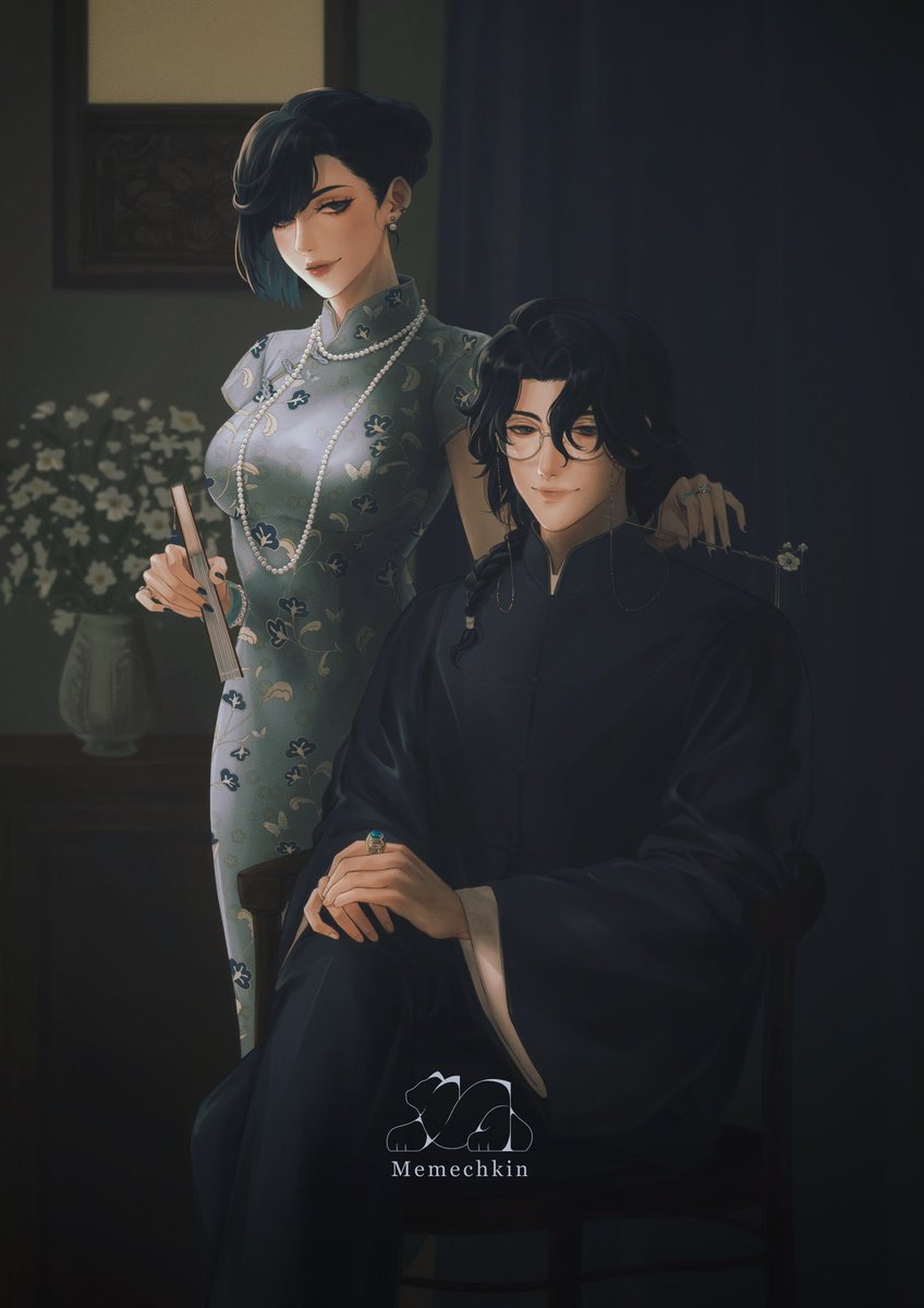 🎭

Don't​ report🤧⚠️
#Yelan #Pantalone #GenshinImpact