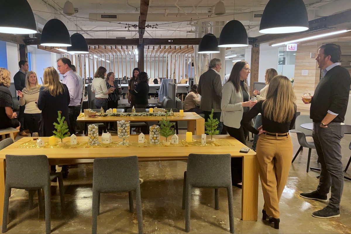 CrainComm's tweet photo. Thank you to all of our colleagues who came together for our Chicago holiday party! It's an honor to celebrate the holidays and the end of another successful year with each of you. #crainteam #wearecrain https://t.co/OuKzVX4VRL