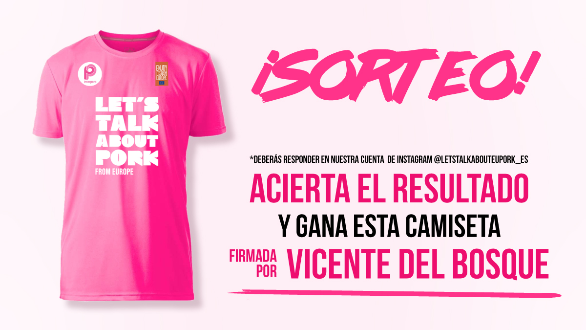 Participa en el sorteo, en nuestro instagram, de nuestra camiseta de la selección de #GanadoresyGanadoras firmada por Vicente del Bosque. 

instagram.com/letstalkaboute…

#LOS11GANADORES 
#GanadoresyGanadoras
#letstalkaboutporkfromeurope
#enjoyitsfromeurope 
#EUAgriPromo