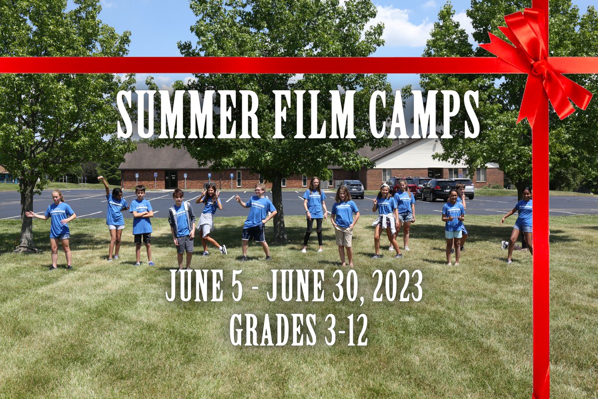 TheACAcincy's tweet photo. Give the gift of filmmaking this holiday season! Our 2023 Summer Film Camp sign ups are officially open! Sign your student up today at https://t.co/GfyIsZurdp

#studentfilm #cincinnati #film #summercamp https://t.co/GK7CLxbQ5p