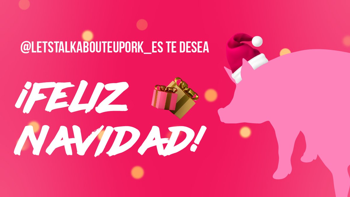 Esta Navidad viste tu mesa de rosa con los mejores platos de carne de cerdo

#Navidad
#letstalkaboutporkfromeurope
#enjoyitsfromeurope 
#EUAgriPromo