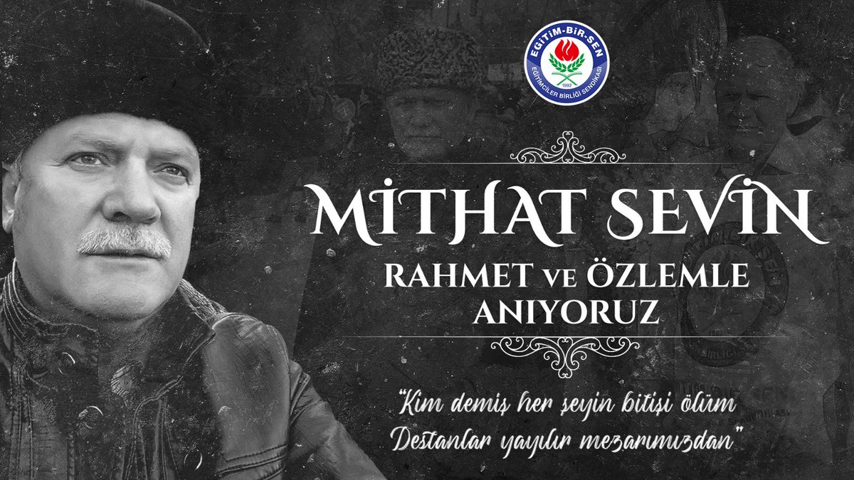 EgitimBirSen's tweet photo. ❝Kim demiş her şeyin bitişi ölüm
Destanlar yayılır mezarımızdan❞

Adanmış kişiliği, fedakâr ve vefakâr tavrı ile gönülleri fetheden teşkilatımızın ağabeyi merhum Mithat Sevin başkanımızı rahmet ve özlemle anıyoruz. 

Mekanı cennet, makamı âli olsun. https://t.co/NvTngqXkQ9
