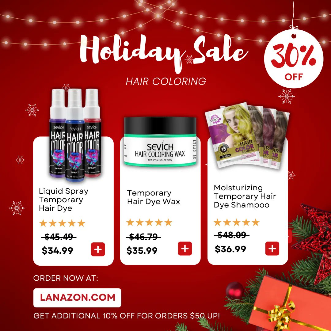 lanazonbeauty's tweet photo. Having a hard time thinking about the best #christmasg gift? We got you! 😎😎 Browse these hair products and more on #Lan#lanazo
#ChristmasSale #HolidaySale #BigDiscount #Onlineshopping #fastdelivery https://t.co/tDl7POOUes