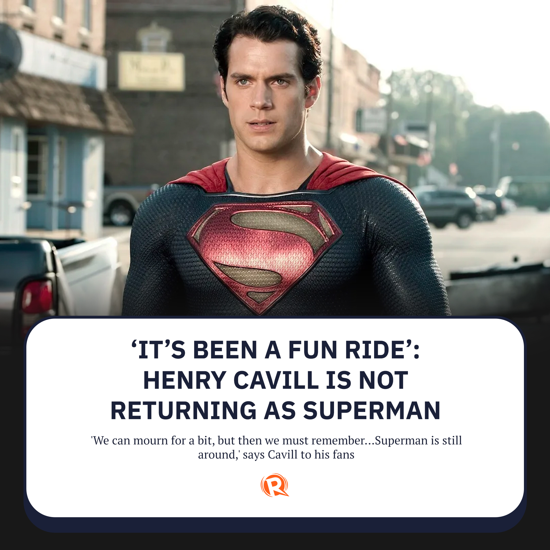 Henry Cavill Will Not Be Reprising His Role as Superman, He Says