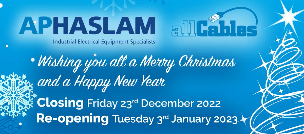 Merry Christmas from everyone at AP Haslam's