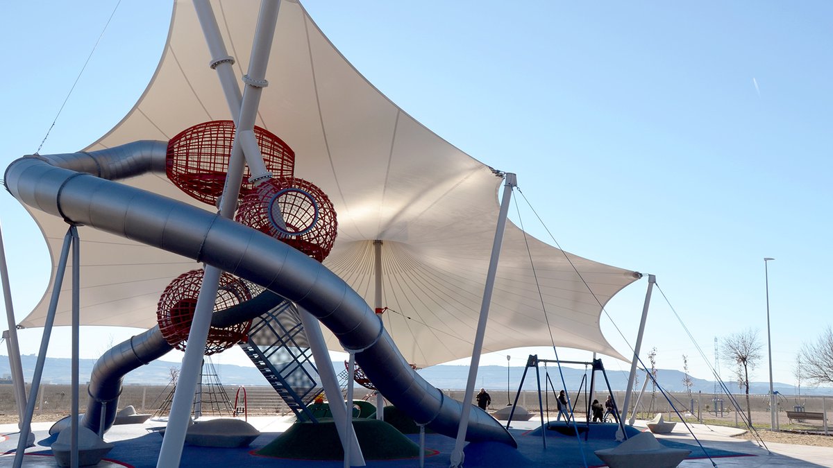 CunninghamRec's tweet photo. Combine art, architecture and playfulness in a revolutionary way. Promote multigenerational play and fitness opportunities with safe and sustainable custom metal designs with a modern look. #landscapearchitects #customplaygrounddesigns #urbanplanners https://t.co/uzddOVcHP1 https://t.co/3mgLSZZRT8