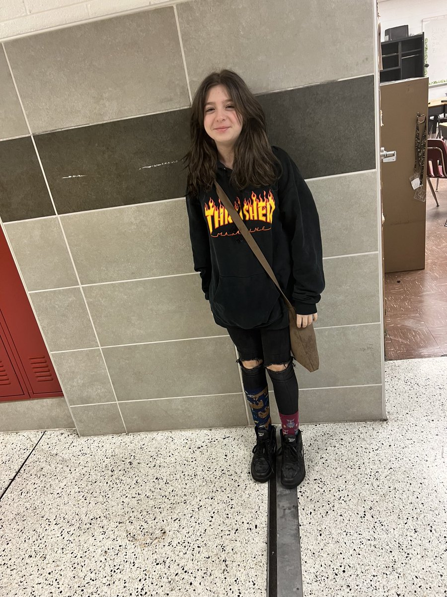 BenSymsMS's tweet photo. We loved the creative ways everyone styled their holiday socks and accessories! Don’t forget to show off you Ugly Sweater tomorrow!! #SpartanStrong #challengeacceptedlevelup #WeAreHCS #spiritweek https://t.co/cMDufVWePp