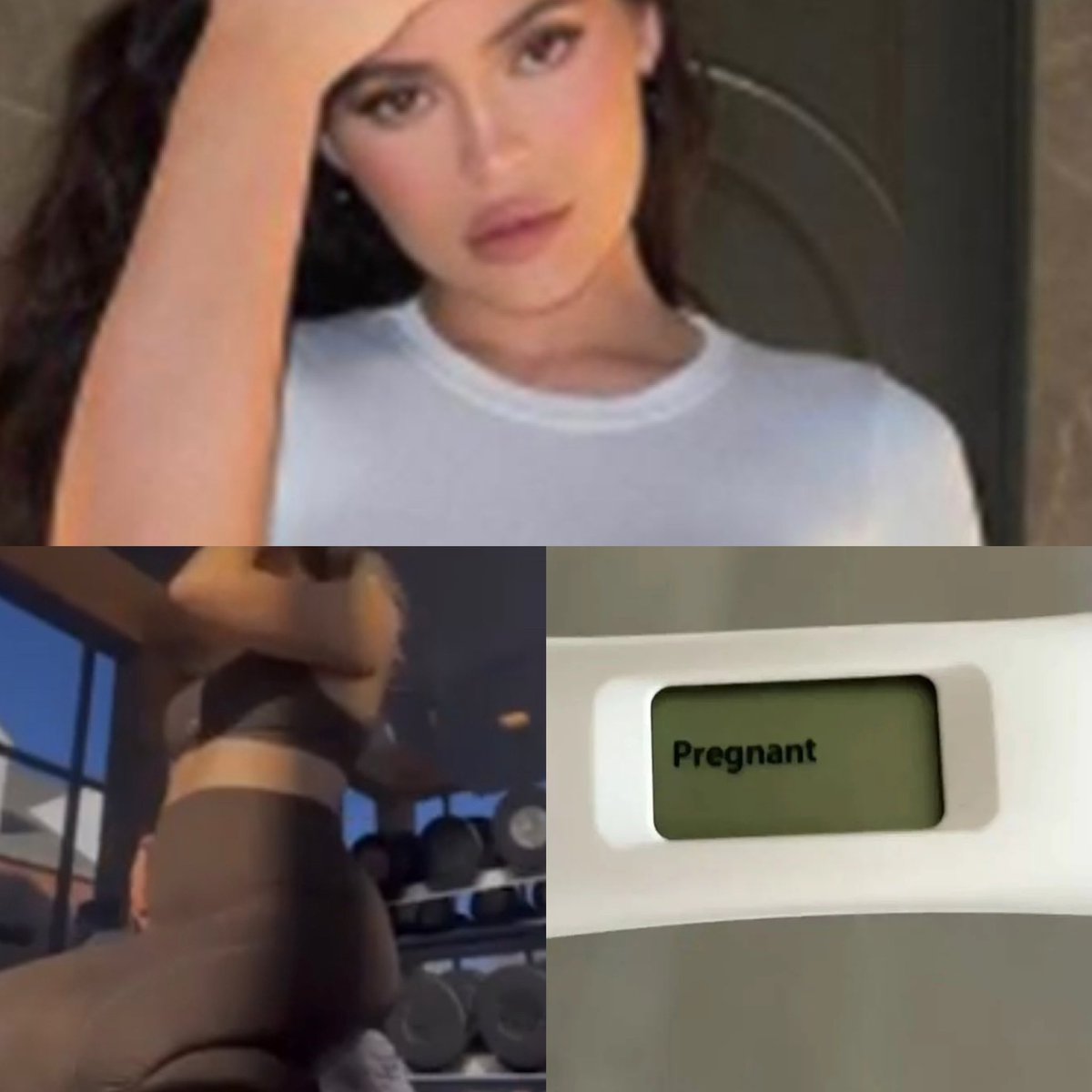 #BreakingNews Congrats! #KylieJenner shows off BABY BUMP in NEW VIDEO! 🤰❤️bit.ly/3BFoaIS