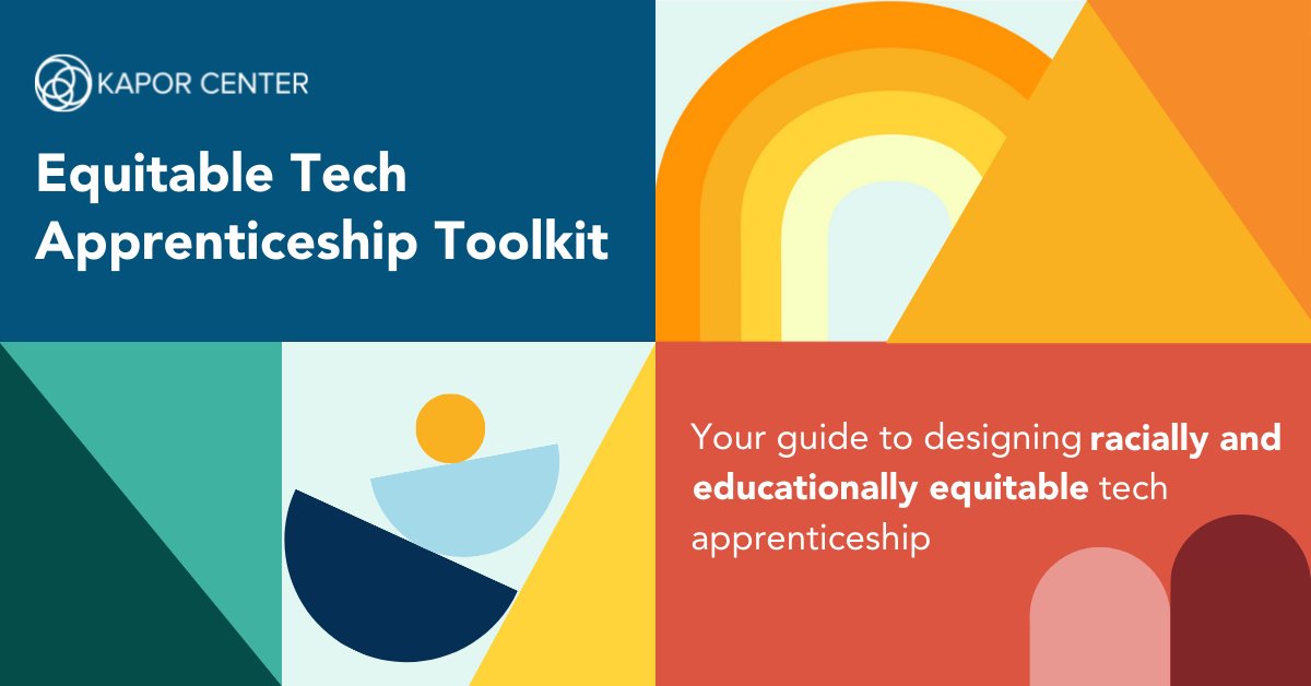 ✅Tech specific
✅Racially inclusive
✅Educationally equitable

We collaborated with @KaporCenter to design this new #TechApprenticeshipToolkit that helps tech companies design racially and educationally equitable apprenticeships for STARs. #wkdev
