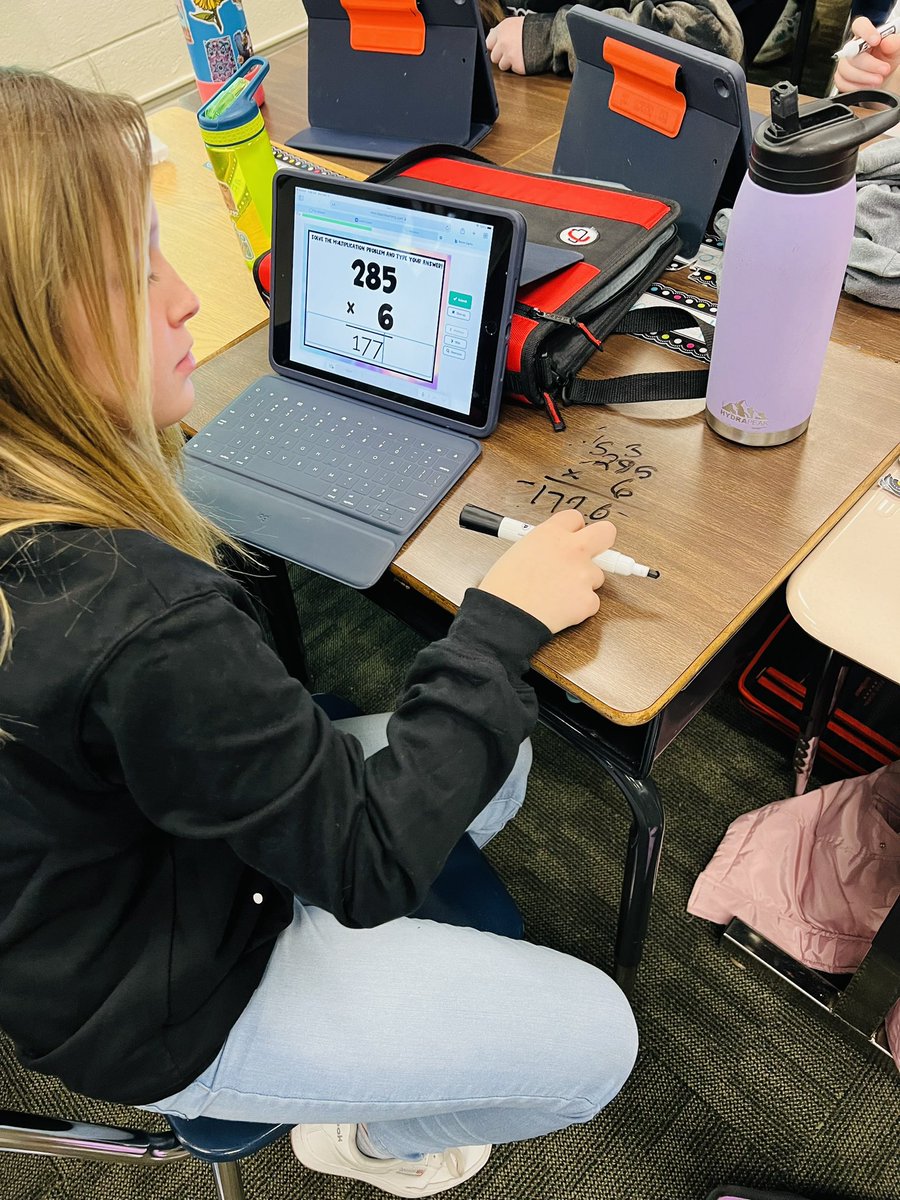 MrsAmblerYES's tweet photo. My students loved practicing multiplication with some Boom Cards during Tier time!✖️🟰 @BoomLearning https://t.co/uMmqfizK3O