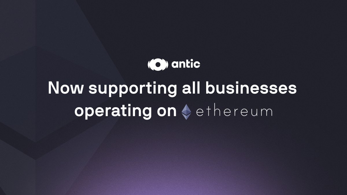 Big news to share! <a href="/ethereum/">Ethereum</a> -based businesses can now operate with <a href="/Getantic/">Leeway</a> - the checkout experience built for your customers to buy together. Let them create a group to buy NFTs, digital assets, in-game assets… anything they love online with #anticgroups