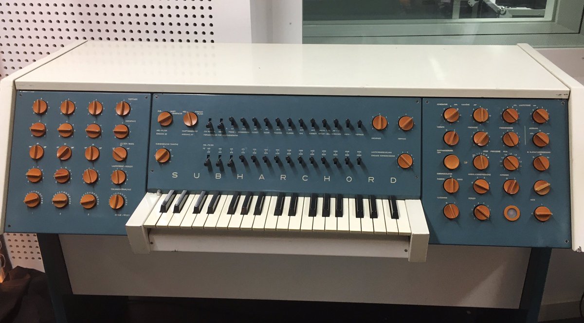 A voice from the past, the Subharchord. There’s something special about these unique old instruments, redolent of aspirations for a new music that never quite existed.