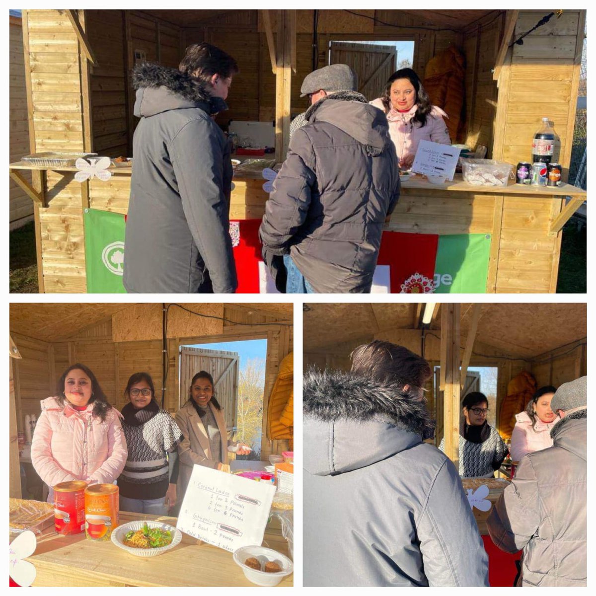 Thank you to members of the Bharat Hindu Samaj for sharing delicious food with @NeneParkPboro visitors at the #YourCommunityGreenspace Kiosk this week. It was quite chilly, but the sun was shining.