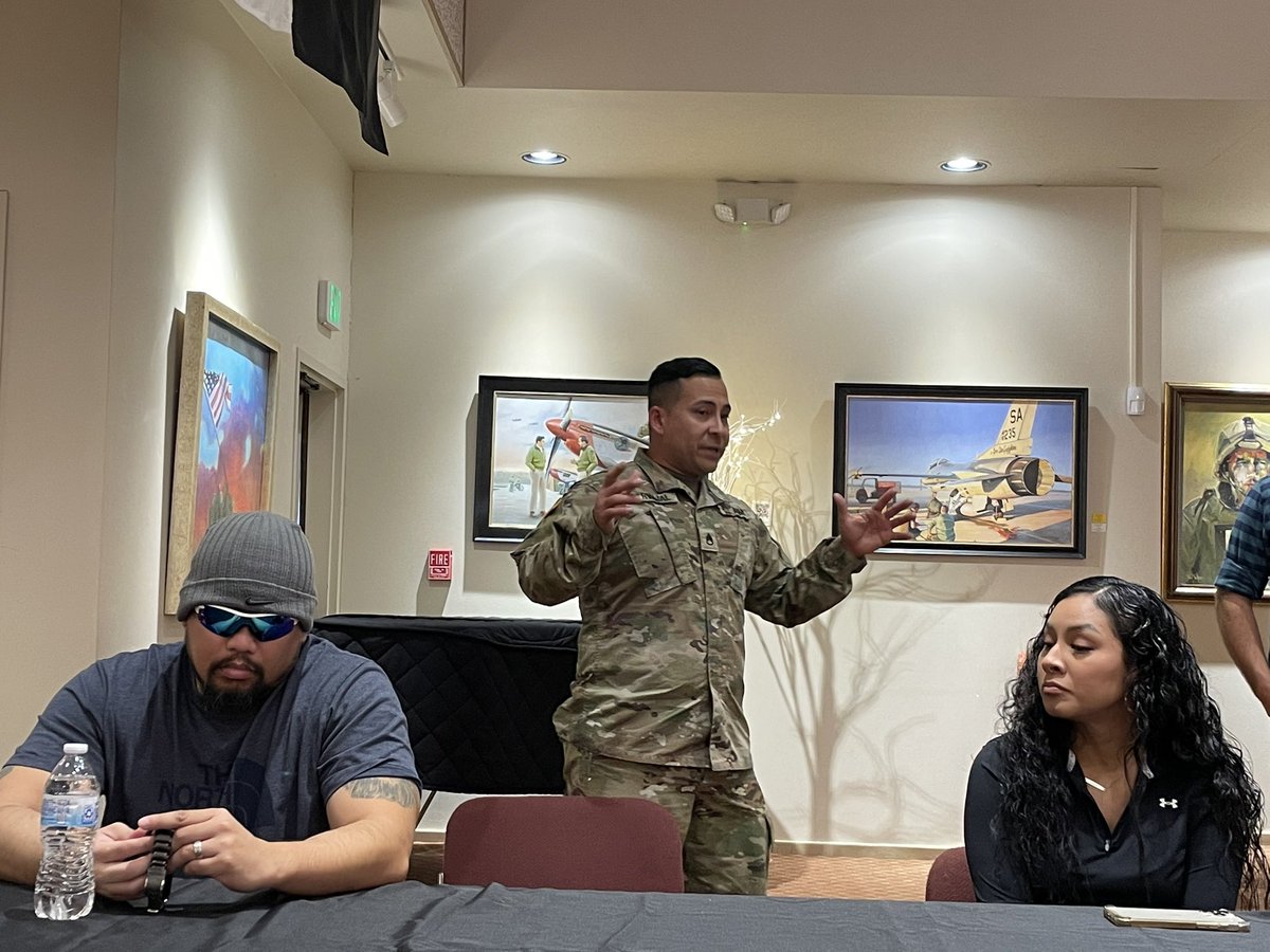 Last monthly meeting of the year with #Veterans and #MilitaryCaregivers. See you again in 2023. #SanAntonio #TXVeterans