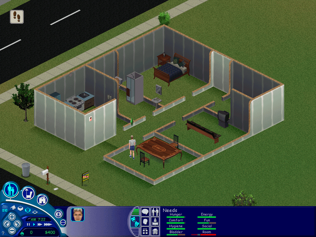 pixelplayback's tweet photo. The Sims / Windows / 2000 https://t.co/sOYyqUBahv