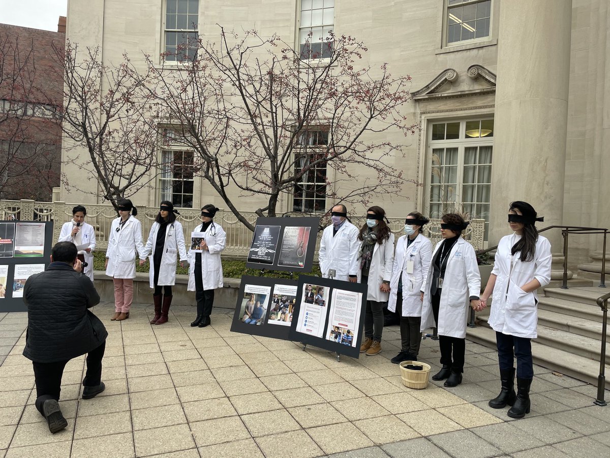 Brave colleagues standing up for human rights in Iran. ⁦@YaleMed⁩ ⁦@YaleIMed⁩ ⁦@YaleIM_Chiefs⁩