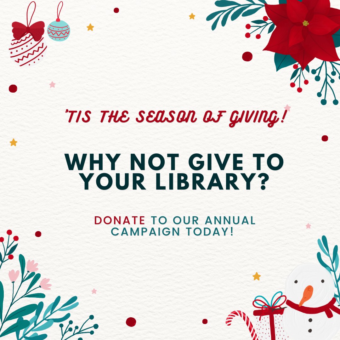 Last year 1.5% of library card holders donated to the MRSPL Foundation. Our library receives far less private funding than the average library. Can you help us get to 5%? #fallschurch 

mrsplfoundation.org/donation.html