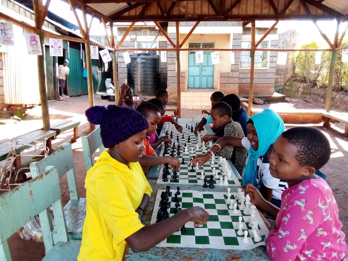 It's an incredible experience working and walking with Muthiga Hope Centre in their chess journey #giftofchess #bernicewambui22