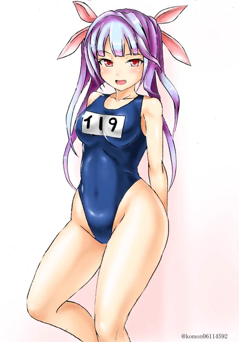 ちょっとだけ水着を大胆な感じにした19描いてみました#艦これ版深夜の真剣お絵描き60分一本勝負#艦これ版真剣お絵描き60分一本勝負_20221215#伊19 