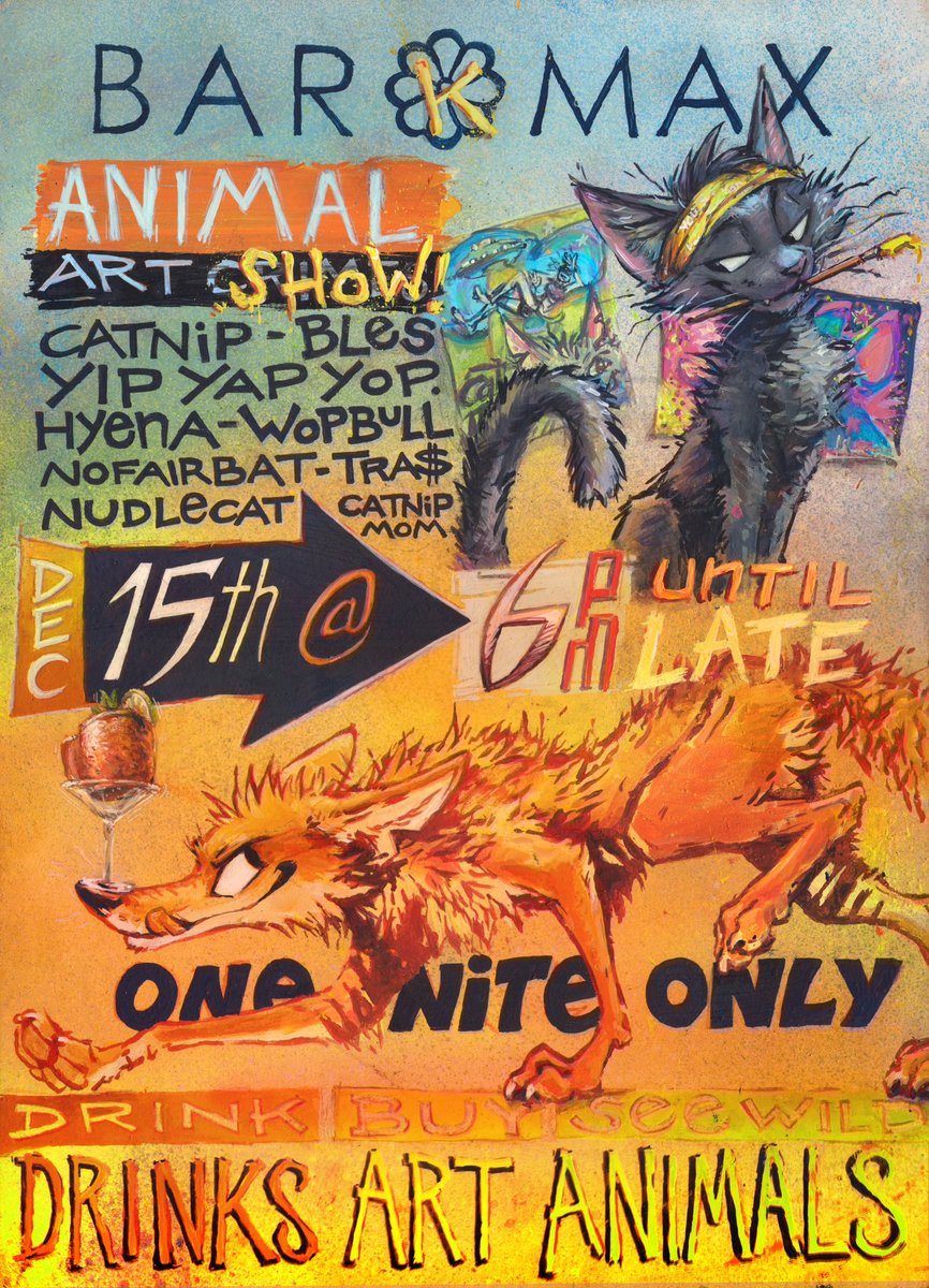 animal art crimes on Twitter "TODAY..!"