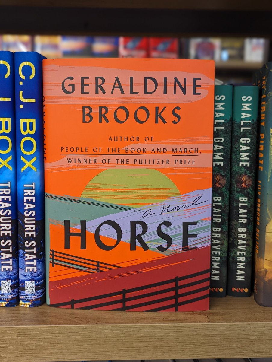 We know you've been looking for it! We have Horse by Geraldine Brooks back in stock! Get your copy while supplies last!

#bnmosaic #bnmyweekendisbooked #bnbuzz #bookrecommendations #giftideas