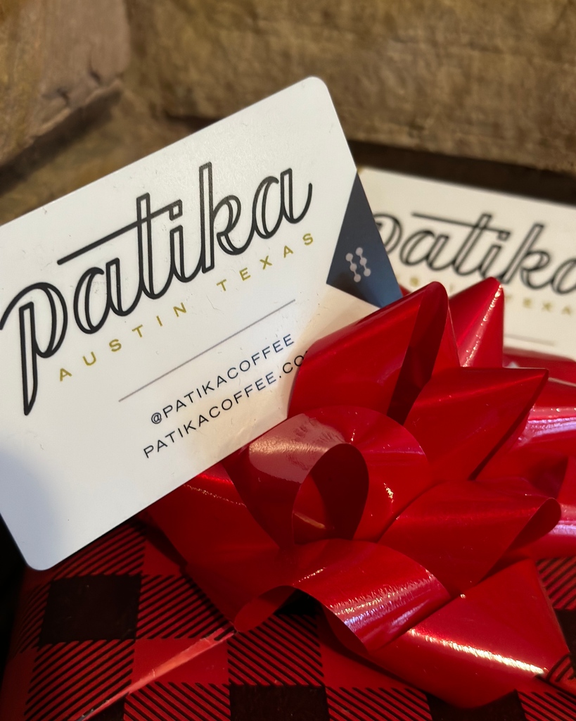 Patika Gift Cards are here!

The gift for the person who has everything (except enough coffee and brunch!)