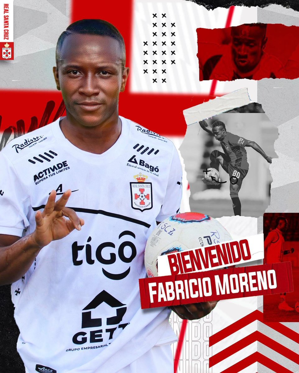 RealSantaCruz1's tweet photo. Damos la bienvenida a nuestro refuerzo de nacionalidad colombiana
Bienvenido a la jaula Fabricio Moreno🦁🤍
•
•
#RealSantaCruz 
#OrgulloCamba https://t.co/MVmWqbrENl