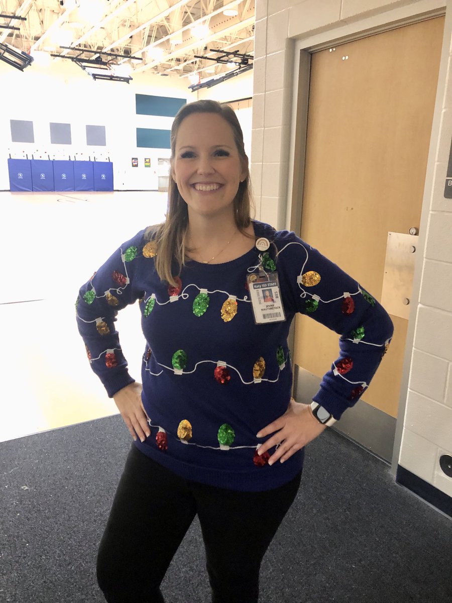 🎶Don we now our bright apparel! 🎶Here’s my Bryant Ugly Sweater this year! Happy Holidays everyone! #BESUGLYSWEATER22