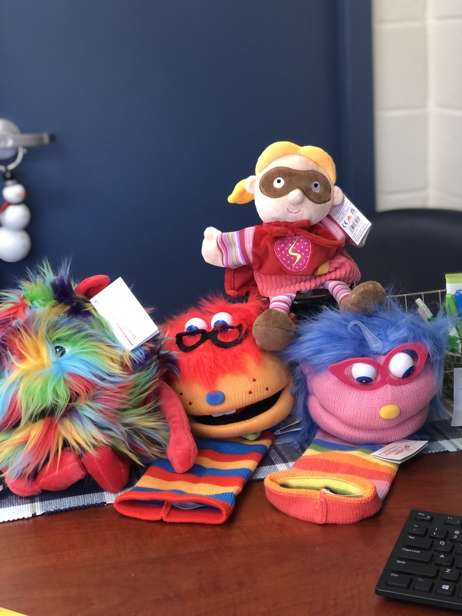 CrescentWhedon's tweet photo. My new puppets arrived! Today is a good day! #GSCS #Puppets #schoolcounselors #GSCA https://t.co/toWpzvuogL